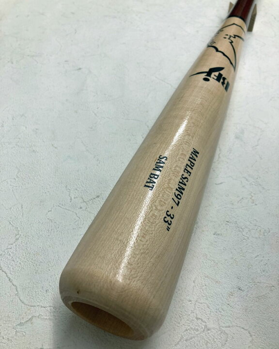 楽天市場】SAM BAT サムバット 硬式 木製バット 軽量モデル メイプル製 