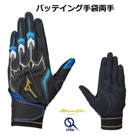 ミズノプロ バッティンググローブ 両手 バッティング手袋 シリコンパワーアーク 限定 MizunoPro 1EJEA501