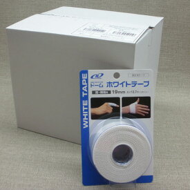 (2本x16個セット) テーピングテープ 19mm 非伸縮 親指 指 骨折 ドーム ホワイトテープ 1箱 32個 テーピング 固定テープ dtape-19-16