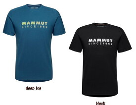 【返品交換不可】【実店舗共通在庫】MAMMUT Trovat T-Shirt Men Logo マムート Tシャツ メンズ tシャツ 半袖 トップス ハイキング メンズウェア アウトドアウェア マムート トロバット Tシャツ メンズ ロゴ マムートTシャツ 男性 メンズTシャツ 1017-05250