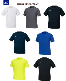 【実店舗共通在庫】mizuno ナビドライTシャツ 半袖 丸首 メンズ 半袖Tシャツ ミズノ スポーツウェア UVカット 吸汗速乾 ミズノTシャツ トレーニングウェア tシャツ シンプル S M L XL 2XL 3XL 32MA1190 ★1700 返品交換不可 MIZUNO ナビドライ Tシャツ