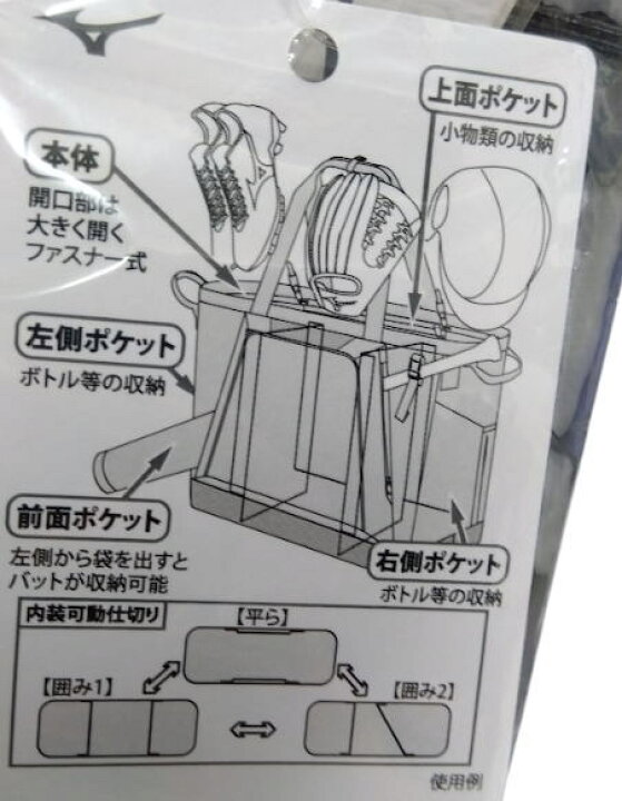 楽天市場】【実店舗共通在庫】ミズノプロ オールインワントートバッグ 