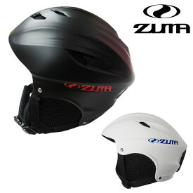 ZUMA（ツマ）スノーヘルメット M(54-58cm) L(58-62cm) ZH-AD アジャスターベルト サイズ調整可 ゴーグルストッパー付 スキー ヘルメット【即納OK】スノーボード ヘルメット メンズ ブラック ホワイト