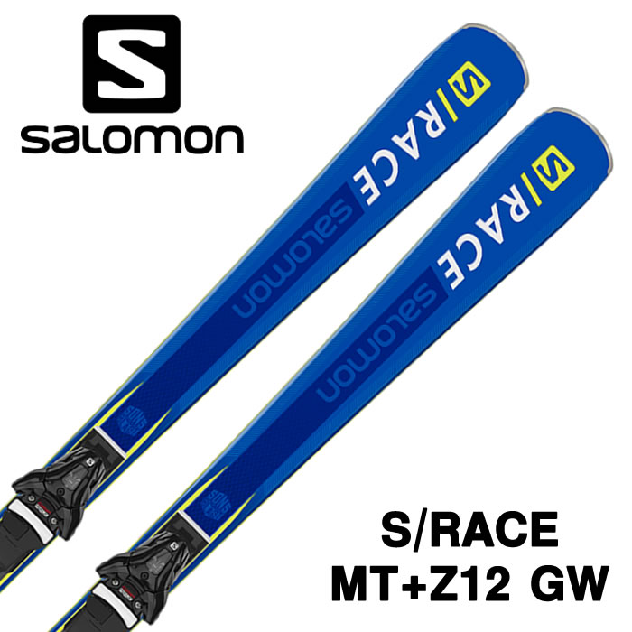 中～上級者向け 160cm 165cm  サロモン ロッカースキー S/RACE MT + Z12 GW 160cm 165cmビンディング セット 取付無料 スキー板 旧モデル【即納OK】SRACE SALOMON L40879800 金具付 サロモン スキー エスレース