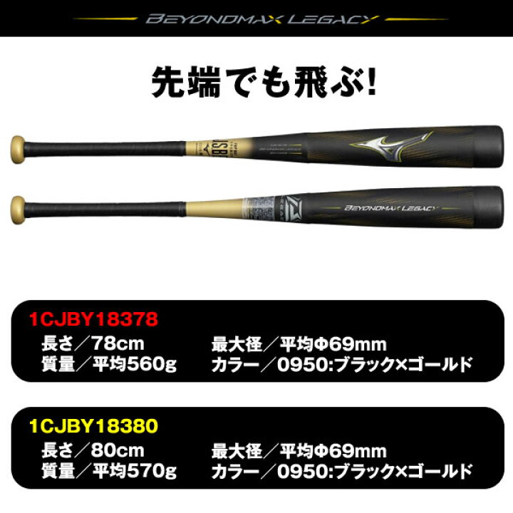 楽天市場】【P10倍】レガシー 少年野球 78cm 80cm トップバランス 