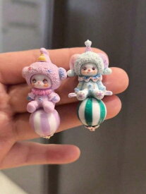 イヤーアクセサリー ジュエリー レディース 1ペア/セット かわいいピエロカラー レディースピアス、デートやパーティー、ユニークで誇張された洗練された デザイン