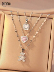 [ 812xł͂\ ] WG[ fB[X lbNX Zbg 3Zbg Vvł킢ߍ XNGAAn[gAefBxAy_glbNXAfC[EFA