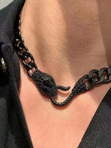 [ 8������12�����x�ł��͂��\�� ] �W���G���[ �����Y �l�b�N���X �K���u���b�N �� �X�l�[�N �l�b�N���X ���g���X�^�C�� �ւɃf�U�C�� �C���^�[�l�b�g�Z���u�ɐl�C �T�\�����`�[�t