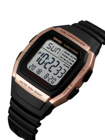 [ お取寄商品 7から10営業日程度でお届け予定 ] 腕時計 メンズ デジタル 1個 ブラック ストラップ スポーティ アラーム カレンダー ストップウォッチ & 耐水 電子ウォッチ アウトドア向け