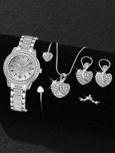 [ 8������12�����x�ł��͂��\�� ] �r���v ���f�B�[�X �Z�b�g 6�Z�b�g �V���o�[ ���f�B�[�X�����X�g���b�v�E�H�b�`�Z�b�g�A�����N���V�b�N �f�W�^���X�P�[�� �~�`�_�C���� �N�H�[�c�r���v