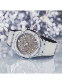 [ お取寄商品 7から10営業日程度でお届け予定 ] 腕時計 レディース クォーツ 女性用クォーツ時計 防水機能付き ラインストーン スケール グレー レザーベルト おしゃれ 腕時計 ギフト