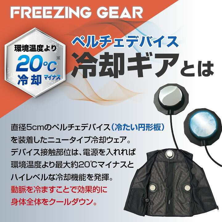 楽天市場】[即日出荷]冷却服 冷却ベスト ペルチェベスト アイズ 