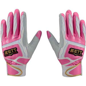 野球 バッティンググローブ 母の日モデル 父の日モデル 大人 両手用 ゼット プロステイタス サックス×ホワイト ピンク×ホワイト BG318FMA