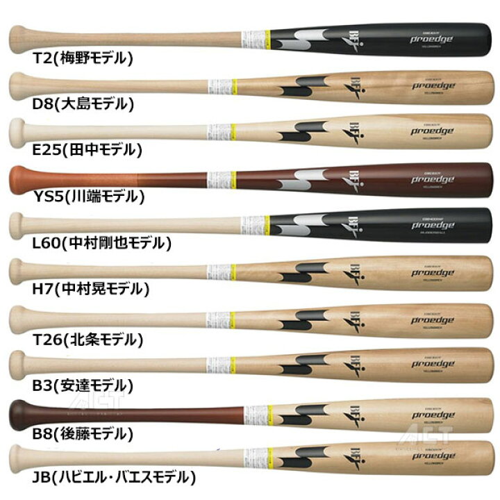 楽天市場】ssk SSK エスエスケイ 硬式木製バット プロエッジ イエロー 
