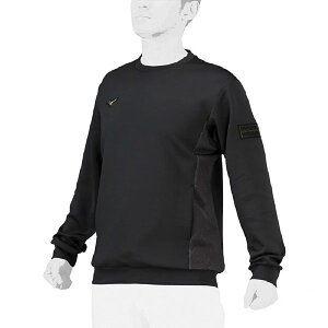 ミズノプロ MIZUNOPRO トレーナー 長袖 メンズ レディース mizuno ミズノプロ ストレッチ スウェット 丸首 野球 トレーニング スポーツウェア ウェア ユニセックス 冬用 防寒ウェア 12JEBK74 トレー