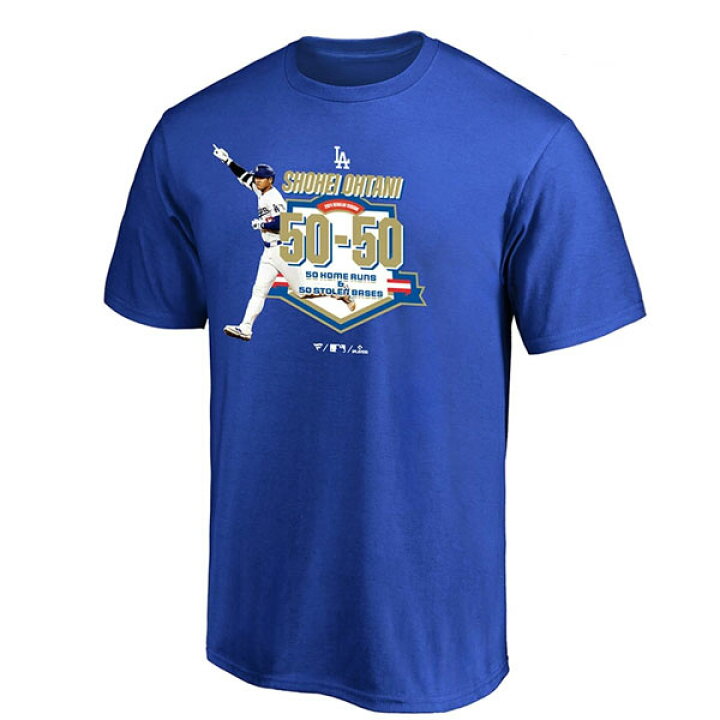 楽天市場】大谷翔平 50-50 Club 達成記念Tシャツ 50盗塁 50本HR 記念T 