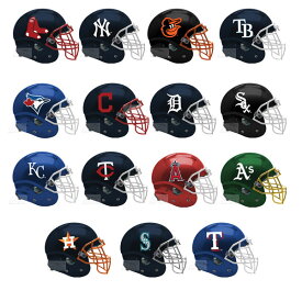 MLBミニヘルメット MLBチーム アメリカンリーグ アメリカンフットボール メジャーリーグ MLB