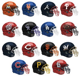 MLBミニヘルメット MLBチーム ナショナルリーグ アメリカンフットボール メジャーリーグ MLB