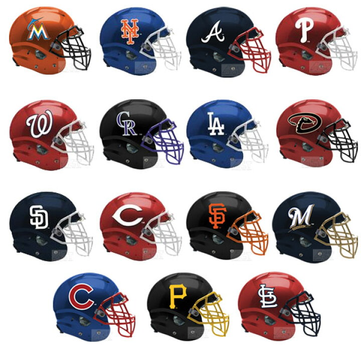 MLBミニヘルメット MLBチーム ナショナルリーグ アメリカンフットボール メジャーリーグ MLB スポーツアクト