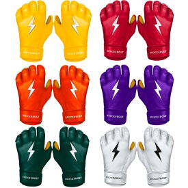 野球 バッティンググローブ 両手 ブルースボルト brucebolt カラー手袋 PREMIUM PRO Short Cuff Batting Gloves 野球手袋