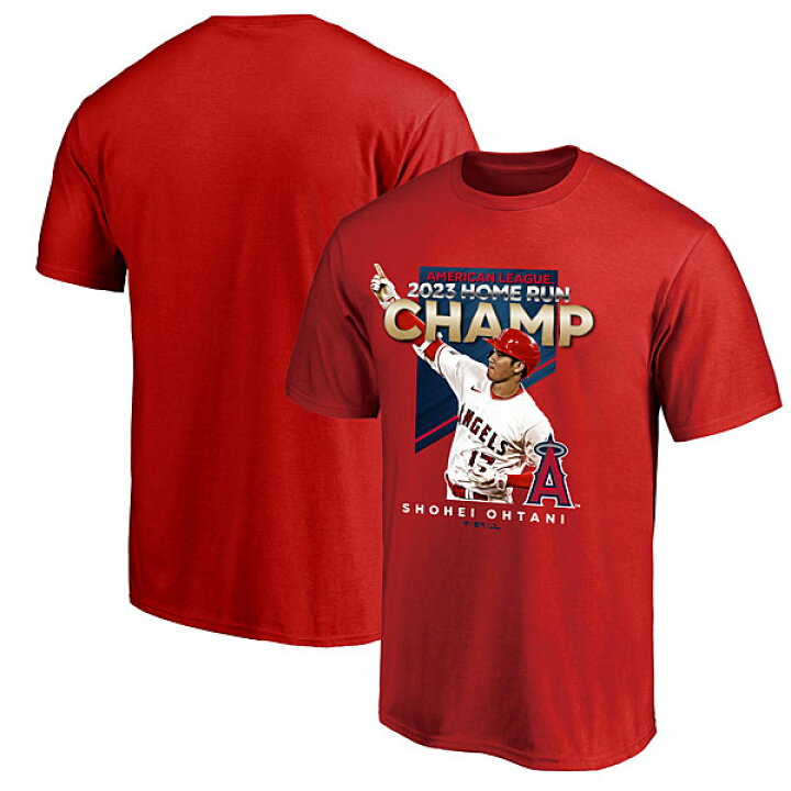 楽天市場】野球 Tシャツ 大谷翔平 AL ホームラン王獲得記念Tシャツ 