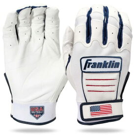 フランクリン バッティング手袋 両手 USA SOFTBALL CFX FP WOMEN'S WHITE/NAVY/RED BATTING GLOVES バッティンググローブ 野球 硬式野球 軟式野球 草野球 大人 一般 ブルー レディース
