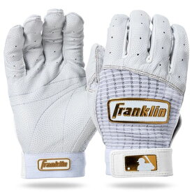フランクリン バッティング手袋 両手 Pro Classic Batting Gloves バッティンググローブ 野球 硬式野球 軟式野球 草野球 大人 一般 ホワイト