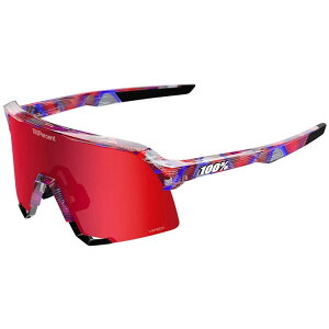 100%�i�����n���h���b�h�j �T���O���X S3 FDJ Gloss Translucent Red/Blue HiPERR Fire Red Mirror Lens 60005-10056