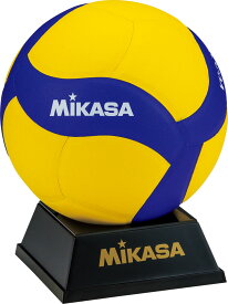 【ポイントアップ中！】 ミカサ MIKASA バレーボール 記念品用マスコット バレーボール ブルー×イエロー メンズ レディース 記念球 記念ボール 卒業 卒団 プレゼント 部活 クラブ 国際公認球 マスコットボール V030W