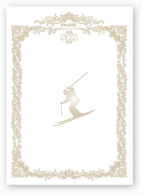 【ポイントアップ中！】 Unix ユニックス スポーツ種目別賞状用紙 スキー FD1393