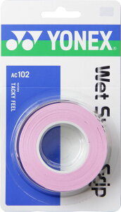 【10/30 ポイント最大10倍】 ヨネックス YONEX テニス ウェットスーパーグリップ 3本入 グリップテープ ぐりっぷ ウェット 吸汗 アクセサリー AC102 128