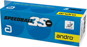 �y�|�C���g�A�b�v���I�z �A���h�� andro �싅 �X�s�[�h�{�[�� 3S �z���C�g 40mm 3�p�b�N SPEEDBALL ���{�싅������F 3�X�^�[�{�[�� ITTF���F JTTA���F ���� ���� ��� 162232