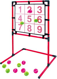 【11/16 23時59分まで ポイント最大13倍！】 ファルコン FALCON エンジョイファミリー Enjoy Family マジックナイン ストラックアウト 投球練習 ピッチング 的当て ボード ゲーム トレーニング レジャー キッズ EFS180N