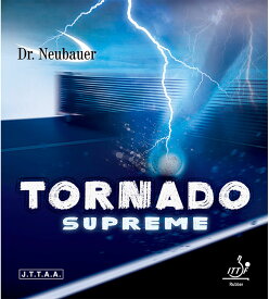 【ポイントアップ中！】 ドクトル ノイバウア Dr．Neubauer 卓球 回転系表ソフトラバー トルネードスプリーム TORNADO SUPREME 1201 BK