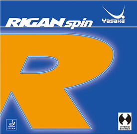 【ポイントアップ中！】 ヤサカ Yasaka 卓球 ライガンスピン RIGAN SPIN ハイブリッドエナジー型裏ソフトラバー 裏ラバー 裏ソフト スポンジ硬度40-45 パワー 部活 練習 トレーニング 新入生 B86 20