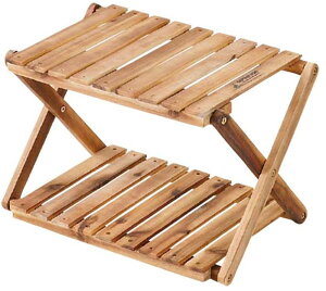 【10/30 ポイント最大10倍】 キャプテンスタッグ CAPTAIN STAG アウトドア CSクラシックス 木製2段MOVEラック 460 UP-2585 UP2585