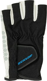 【ポイントアップ中！】 DUNLOP ダンロップテニス テニス ダンロップ DUNLOP メンズ シリコンプリントグローブ ハーフタイプ 両手セット TGG－0126 TGG0126 900