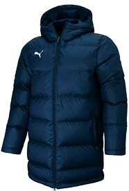 【12/13 10時から ポイント最大15倍！】 プーマ PUMA サッカー チームリーガ ミドルダウンコート TEAMLIGA アウター ダウンジャケット ベンチコート グラコン 防寒 保温 撥水 中綿 部活 練習 トレーニング 657738 06