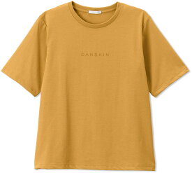 【ポイントアップ中！】 ダンスキン　DANSKIN ロゴプリントショートスリーブティー レディース LOGO PRINT S／S TEE 半袖 Tシャツ ヨガ ピィラティス ジム トレーニング 吸汗速乾 スポーツ DC723107 YE