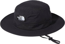 【ポイントアップ中！】 THE　NORTH　FACE ノースフェイス アウトドア ホライズンハット Horizon Hat メンズ レディース ハット 帽子 ロゴ UVケア サイズ調整可能 キャンプ レジャー 通気性 あご紐 NN02336 K