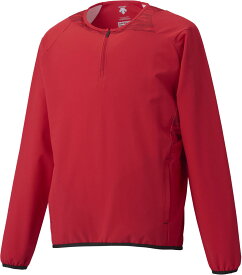 【7/11 2時まで ポイント最大15倍！】 デサント DESCENTE 長袖ハイブリッドジャケット DBX3606LC RED