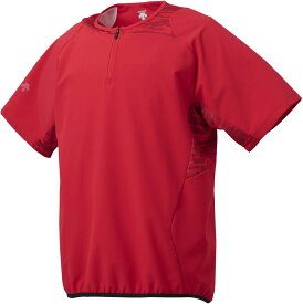 【7/11 2時まで ポイント最大15倍！】 デサント DESCENTE ハイブリッドシャツ DBX3607B RED