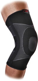 【12/15 ポイント最大15倍！】 マクダビッド McDavid ヒザ用サポーター 4WAYニット ニー EPステー 2 サポート 膝 圧迫 固定 ホールド 安定 怪我予防 オスグッド 部活動 クラブ サークル スクール M5117 BK