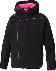 【7/11 2時まで ポイント最大15倍！】 デサント DESCENTE 野球 フリースジャケット メンズ アウター パーカー ウインドブレーカー 長袖 フルジップ 防寒 防風 保温 ベースボール 部活 練習 トレーニング チーム DBX2660C BKPK