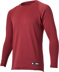 【10/30 ポイント最大10倍】 デサント DESCENTE 野球 リラックスフィットシャツヒート メンズ アンダーシャツ インナー 長袖 丸首 保温 防寒 起毛素材 ベースボール 部活 練習 トレーニング 試合