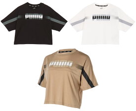 【ポイントアップ中！】 PUMA プーマ レディース TRN EDGE クロップ SS Tシャツ 525206