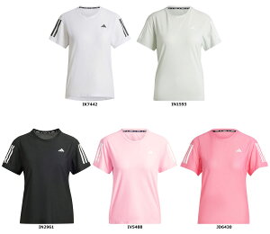 【10/30 ポイント最大10倍】 アディダス adidas オウン ザ ラン 半袖Tシャツ トップス ウェア レディース 女性用 ランニングウェア 陸上 トレーニング 筋トレ 部活動 クラブ活動 サークル IKM84