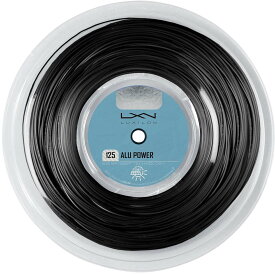 【ポイントアップ中！】 Wilson ウイルソン テニス 硬式テニス用ストリングス ガット ALU POWER REEL BLACK 125 WR83070011