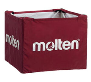 【10/24 20時から ポイント最大10倍!】 モルテン molten ボールカゴ用ネット 中 エンジ バレーボール バレー ボール出し 練習 折りたたみ ミニバス 中学 高校 体育備品 体育館 グラウンド サッカ
