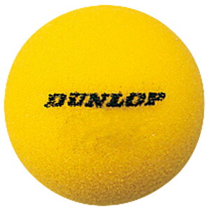 【10/30 ポイント最大10倍】 ダンロップ DUNLOP テニス スポンジボール SPONGEBALL イエロー 1箱6球入り SPONGE2YL6